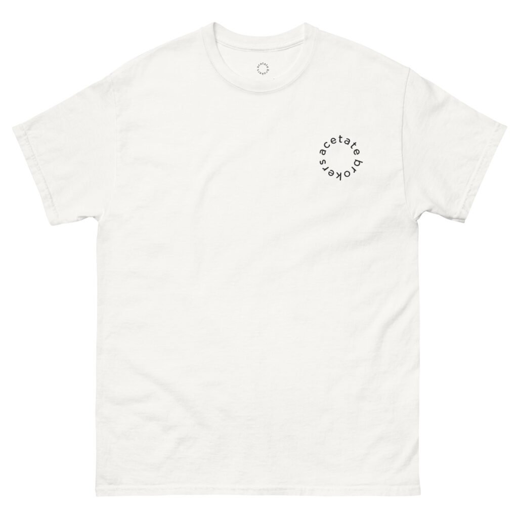 Circle Logo Tee | White