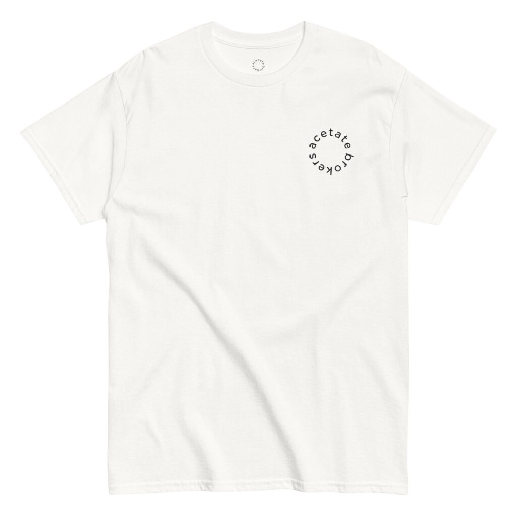 Circle Logo Tee | White