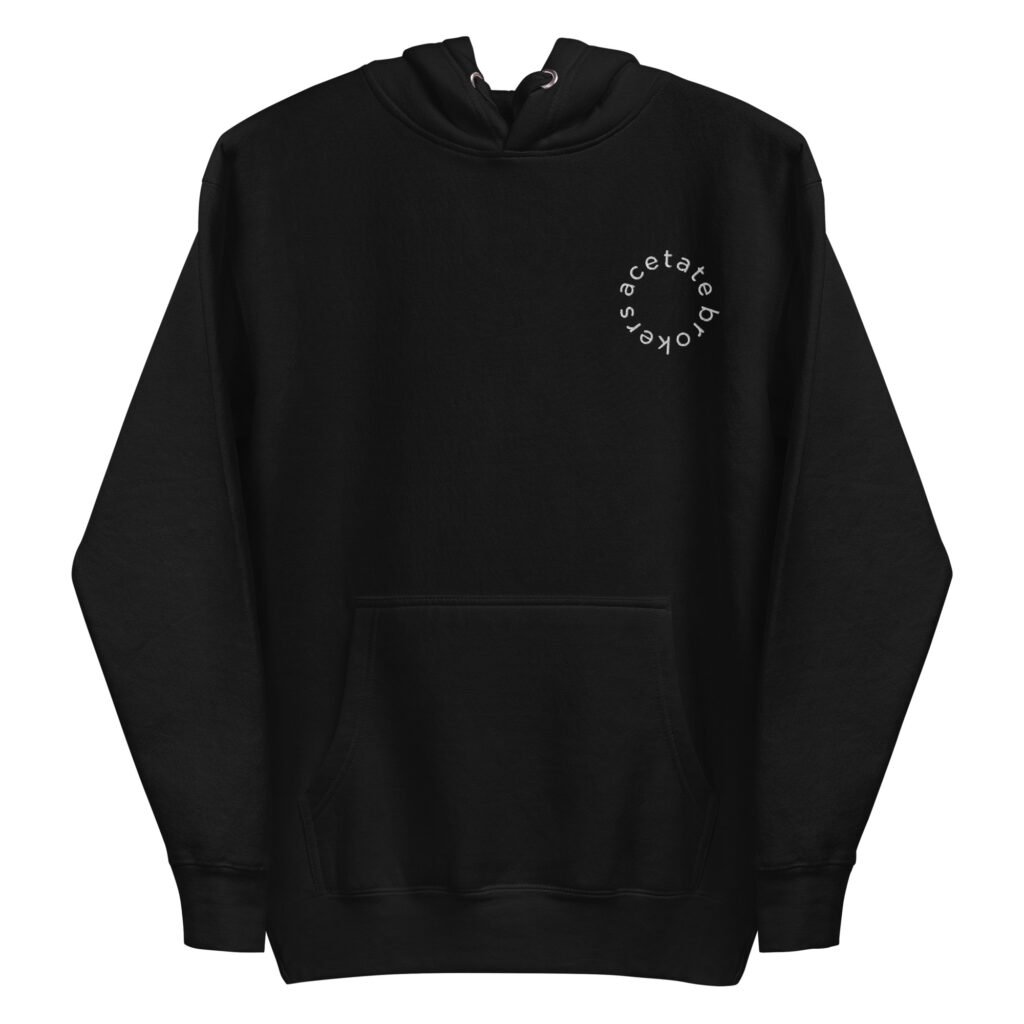 Circle Logo Hoodie | Black